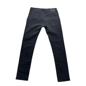 American Eagle Slim Men Jean Size 32 x 34" ( actual 33" ) Black Denim 61-18